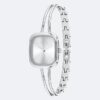 Reloj tipo brazalete con esfera cepillada