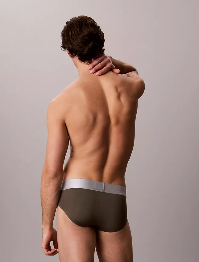 Slip de cadera elástico de microfibra Slip de cadera elástico de microfibra