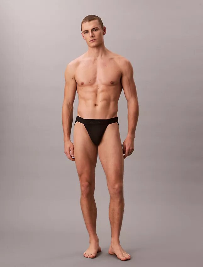 Slip deportivo de microfibra y encaje Slip deportivo de microfibra y encaje