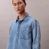 Sobrecamiseta Denim con emblema de los 90
