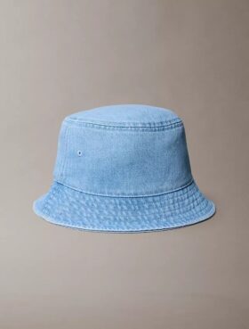Sombrero de pescador de denim con monograma
