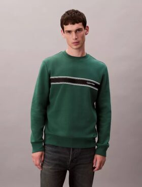 Sudadera clásica de felpa a rayas