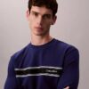 Sudadera clásica de felpa a rayas