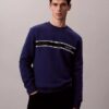 Sudadera clásica de felpa a rayas