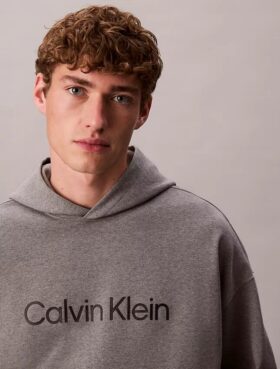 Sudadera con capucha de felpa con logotipo estándar
