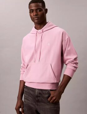 Sudadera con capucha de felpa Monogram de felpa de rizo premium