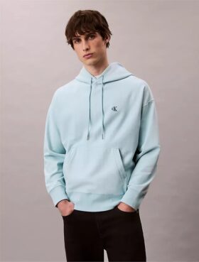 Sudadera con capucha de felpa Monogram de felpa de rizo premium