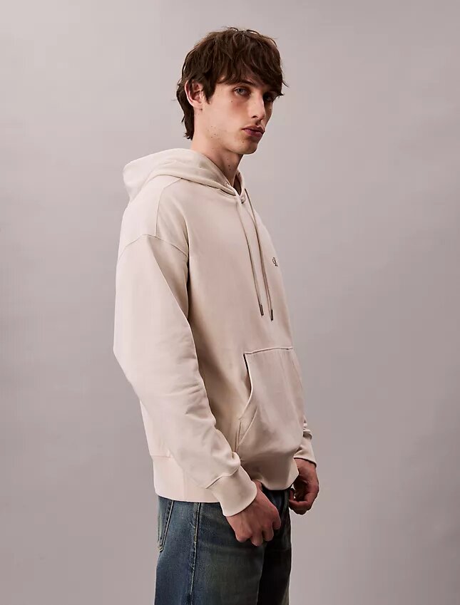 Sudadera con capucha de felpa Monogram de felpa de rizo premium Sudadera con capucha de felpa Monogram de felpa de rizo premium