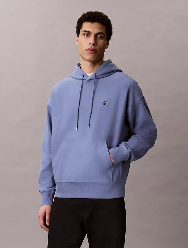 Sudadera con capucha de felpa Monogram de felpa de rizo premium Sudadera con capucha de felpa Monogram de felpa de rizo premium