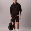 Sudadera con capucha de felpa Monogram de felpa de rizo premium