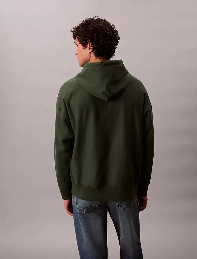 Sudadera con capucha de felpa Monogram de felpa de rizo premium Sudadera con capucha de felpa Monogram de felpa de rizo premium
