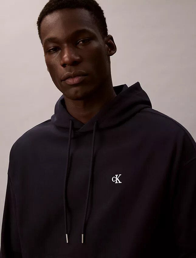 Sudadera con capucha de felpa Monogram de felpa de rizo premium Sudadera con capucha de felpa Monogram de felpa de rizo premium