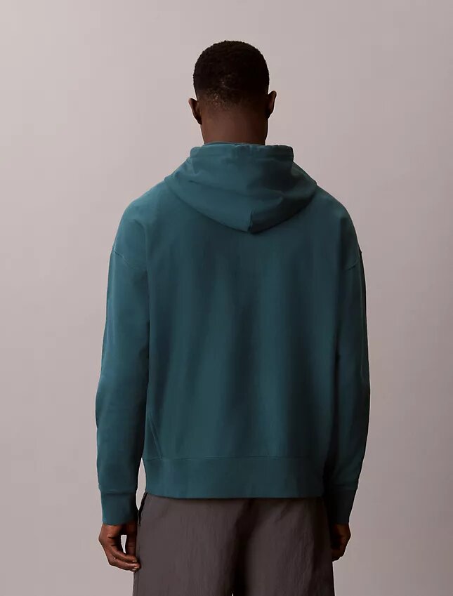 Sudadera con capucha de felpa Monogram de felpa de rizo premium Sudadera con capucha de felpa Monogram de felpa de rizo premium