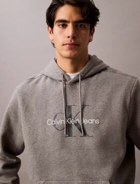 Sudadera con capucha de felpa Monologo