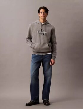 Sudadera con capucha de felpa Monologo