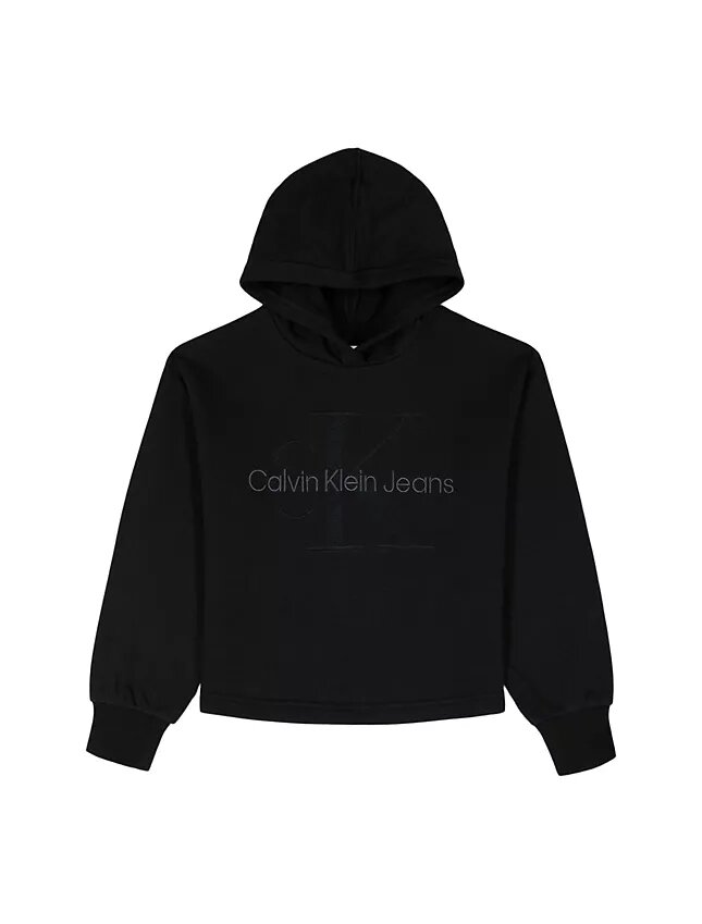 Sudadera con capucha de felpa Monologo para niñas Sudadera con capucha de felpa Monologo para niñas