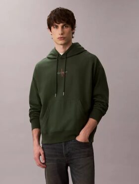 Sudadera con capucha de felpa premium Monologo