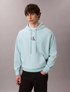 Sudadera con capucha de felpa premium Monologo