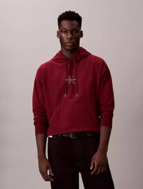 Sudadera con capucha de felpa premium Monologo