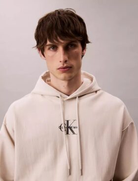 Sudadera con capucha de felpa premium Monologo