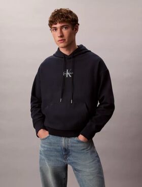 Sudadera con capucha de felpa premium Monologo