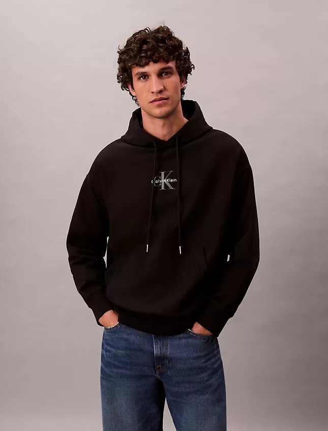 Sudadera con capucha de felpa premium Monologo Sudadera con capucha de felpa premium Monologo