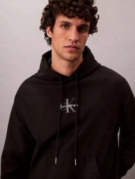 Sudadera con capucha de felpa premium Monologo
