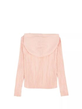 Sudadera con capucha de punto elástico para niñas