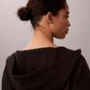Sudadera con capucha de punto holgada Sudadera con capucha de punto holgada