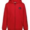 Sudadera con capucha y cremallera con parche Monologo para niños Sudadera con capucha y cremallera con parche Monologo para niños