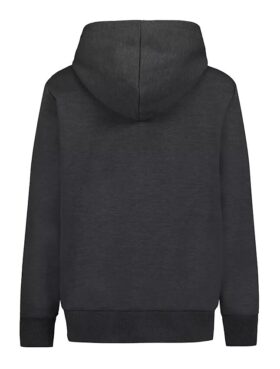 Sudadera con capucha y cremallera con parche Monologo para niños