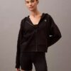 Sudadera con capucha y cremallera de felpa con Monogram Sudadera con capucha y cremallera de felpa con Monogram