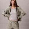 Sudadera con capucha y cremallera de felpa con Monogram Sudadera con capucha y cremallera de felpa con Monogram