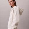 Sudadera con capucha y cremallera de felpa con Monogram Sudadera con capucha y cremallera de felpa con Monogram