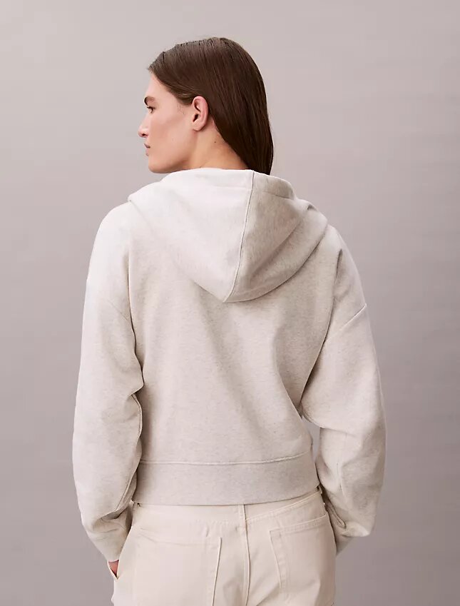 Sudadera con capucha y cremallera de felpa con Monogram Sudadera con capucha y cremallera de felpa con Monogram