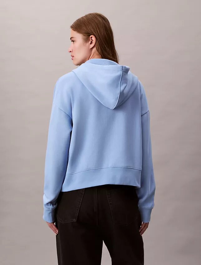 Sudadera con capucha y cremallera de felpa con Monogram Sudadera con capucha y cremallera de felpa con Monogram