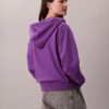 Sudadera con capucha y cremallera de felpa francesa con logotipo de archivo Sudadera con capucha y cremallera de felpa francesa con logotipo de archivo