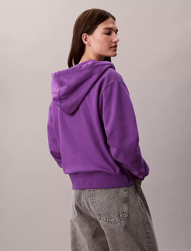 Sudadera con capucha y cremallera de felpa francesa con logotipo de archivo Sudadera con capucha y cremallera de felpa francesa con logotipo de archivo