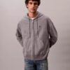 Sudadera con capucha y cremallera de felpa premium