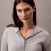 Sudadera con capucha y cremallera Icon de felpa de algodón