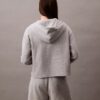 Sudadera con capucha y cremallera Icon de felpa de algodón
