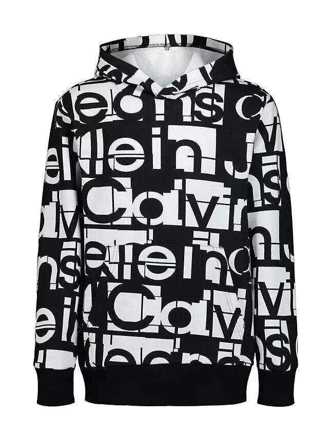 Sudadera con capucha y estampado gráfico tonal para niños Sudadera con capucha y estampado gráfico tonal para niños