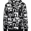 Sudadera con capucha y estampado gráfico tonal para niños Sudadera con capucha y estampado gráfico tonal para niños