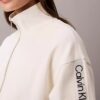 Sudadera con cremallera completa y cinta con el logotipo Sudadera con cremallera completa y cinta con el logotipo