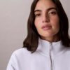 Sudadera con cremallera completa y cinta con el logotipo Sudadera con cremallera completa y cinta con el logotipo