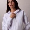 Sudadera con cremallera completa y cinta con el logotipo Sudadera con cremallera completa y cinta con el logotipo