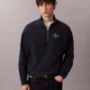 Sudadera con cremallera de un cuarto de Monologo Premium Terry Sudadera con cremallera de un cuarto de Monologo Premium Terry