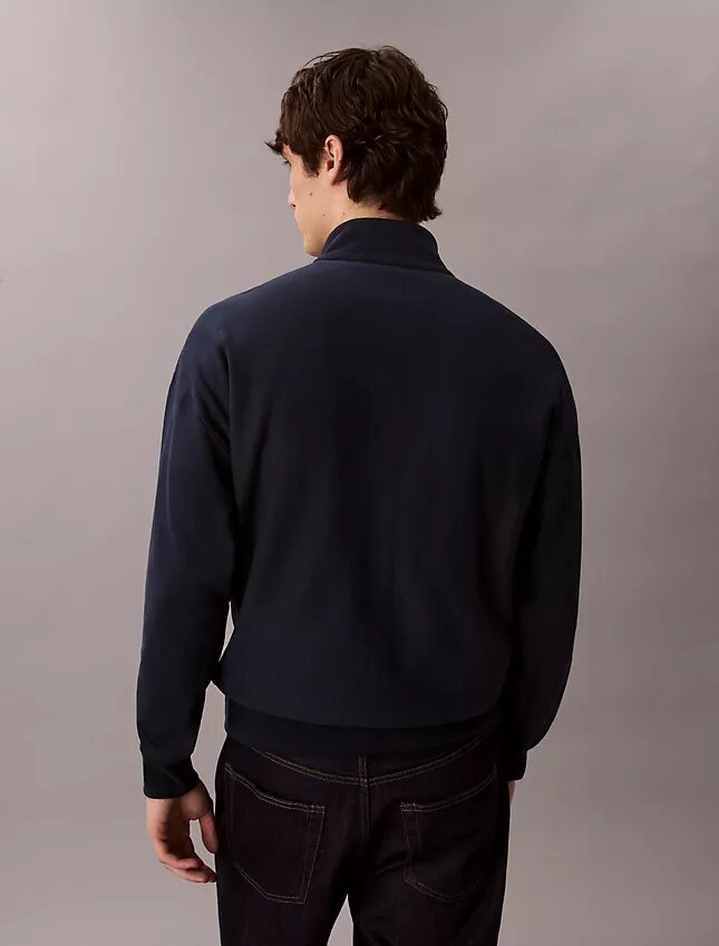 Sudadera con cremallera de un cuarto de Monologo Premium Terry Sudadera con cremallera de un cuarto de Monologo Premium Terry