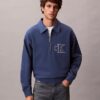 Sudadera con cremallera de un cuarto y logotipo Monogram Varsity Sudadera con cremallera de un cuarto y logotipo Monogram Varsity