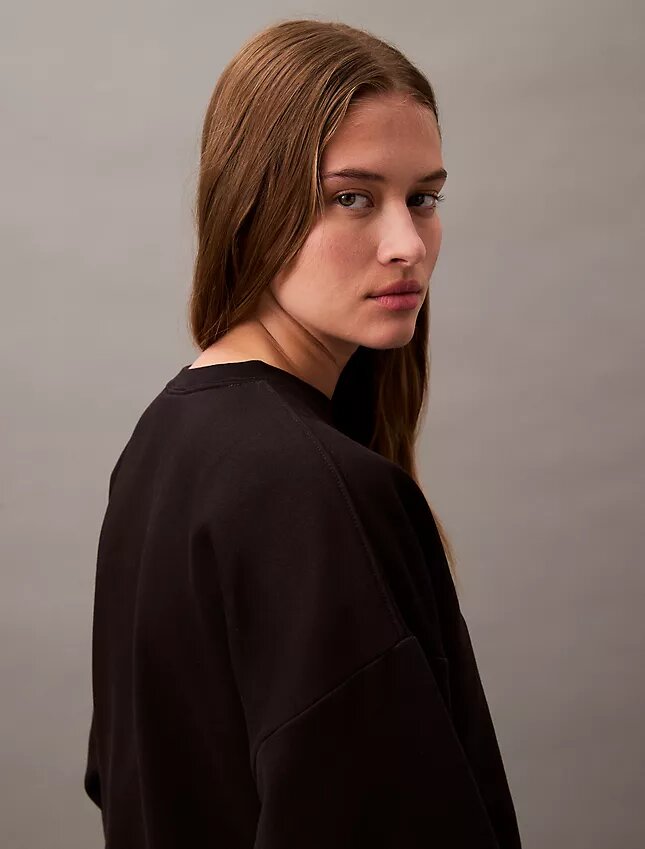 Sudadera corta de felpa con Monogram Sudadera corta de felpa con Monogram